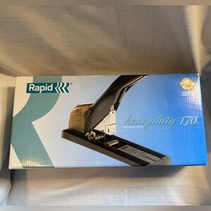 Vintage Rapid Heavy Duty 170 Stapler NIB NWT